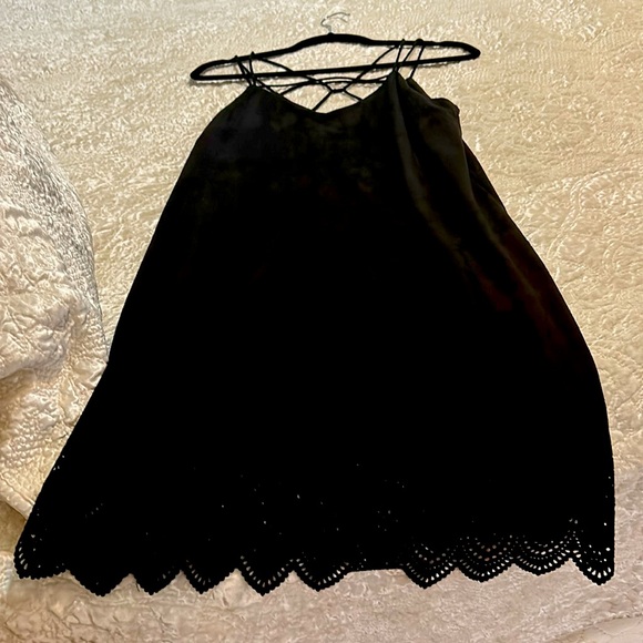 Faux Suede Strappy Dress - Picture 5 of 5